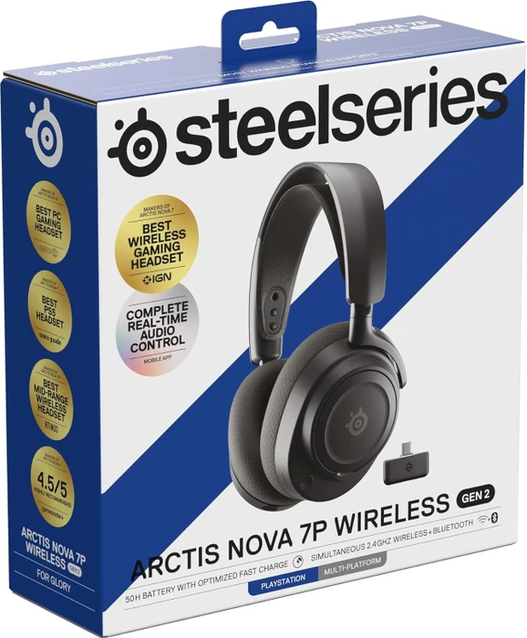 SteelSeries Arctis Nova 7P Wireless Gen 2 schwarz