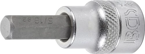 BGS technic Innensechskant Steckschlüssel 3/8" zöllig, 5/16"x48mm