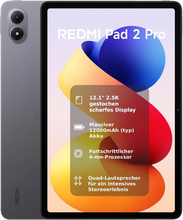Xiaomi Redmi Pad 2 Pro, Graphite Gray, 6GB RAM, 128GB
