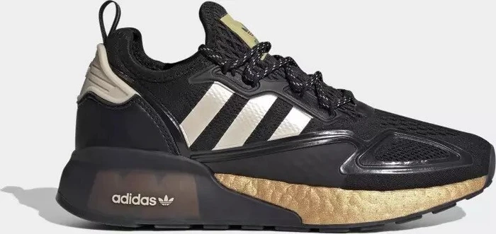 adidas ZX 2K Boost core black/linen/gold metallic (Damen)