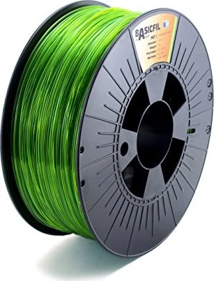 Basicfil PETG, transparent green, Spule, 1.75mm, 1.00kg
