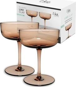 like by Villeroy & Boch Like Clay Sektglas, 2 Stück