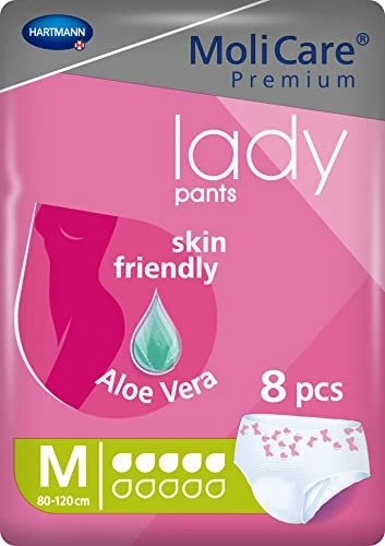 Hartmann MoliCare Premium Lady Pants 5 Tropfen Schutzhose Größe M, 64 Stück