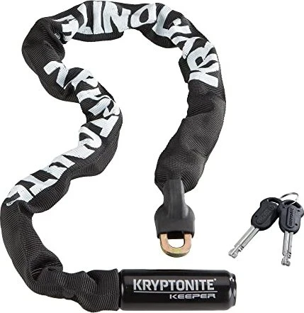 Kryptonite Keeper 785 Integrated Kettenschloss, Schlüssel schwarz