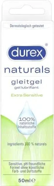 Durex Naturals Extra Sensitive Gleitgel, 50ml