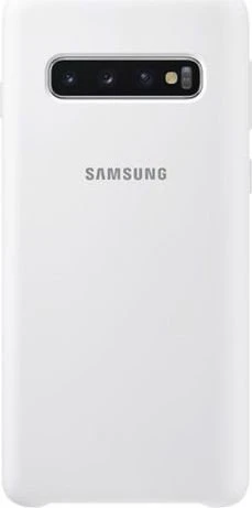 Samsung Silicone Cover für Galaxy S10 weiß