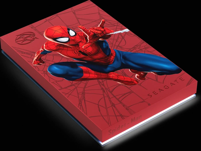 Seagate FireCuda Gaming HDD - Spider-Man Special Edition, 2TB, +Rescue, USB 3.0 Micro-B