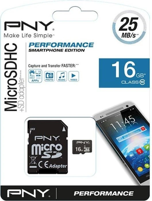 PNY Performance R25 16GB Kit, Class 10