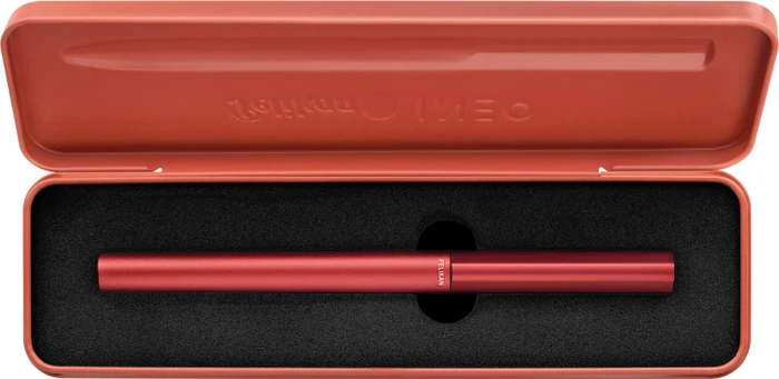 Pelikan Ineo Elements P6 feuerrot, rechte Hand, mittel, Etui