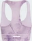 adidas Run Pocket AOP Iteration Medium-Support Sport-BH preloved fig/ash purple (Damen) Vorschaubild