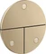 Hansgrohe Axor ShowerSelect ID rund Kontrollfeld Ventil für 3 Verbraucher brushed bronze Vorschaubild