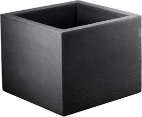 Geli Kubus Pflanztopf 20x20cm anthrazit