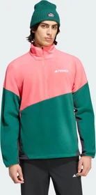 adidas Terrex Multi Climawarm Fleece Anorak pure turbo/collegiate green (Herren)