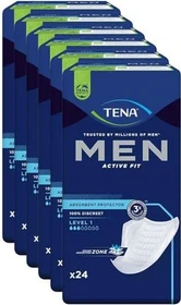 Tena Men Active Fit Level 1 Hygieneeinlage, 144 Stück (6x 24 Stück)
