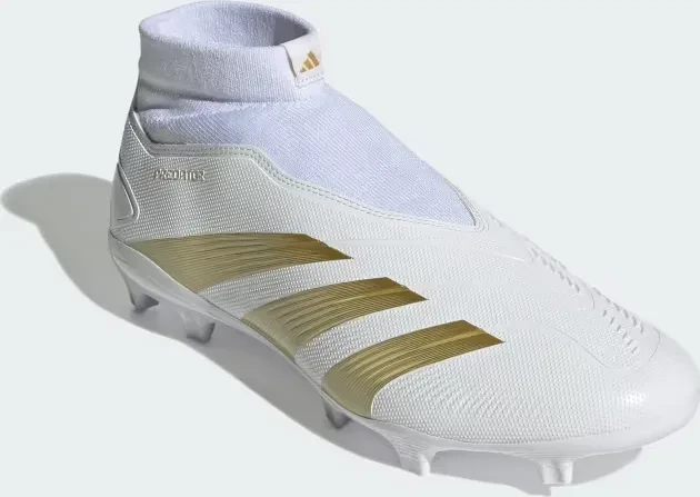adidas Predator League Laceless FG cloud white/gold metallic/sandy beige met