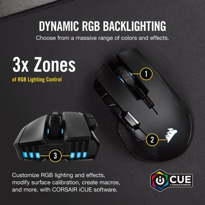 Corsair Ironclaw RGB Wireless, USB/Bluetooth