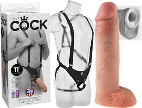 Pipedream King Cock 11" Hollow Strap-On Suspender System