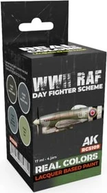 AK-Interactive 2nd Gen Real Colors WWII RAF Day Fighter Scheme Farbset, 4-tlg.