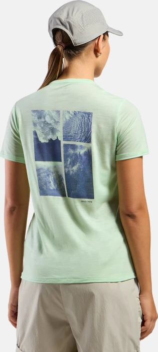 Odlo x POW Collective Voices Merinomix T-Shirt kurzarm ambrosia melange (Damen)