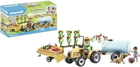 playmobil Country Traktor mit Anhänger und Wassertank