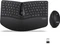 Perixx Periduo 606 Wireless Mini Ergonomic Split Keyboard and Vertical Mouse Combo schwarz, USB, ES Vorschaubild