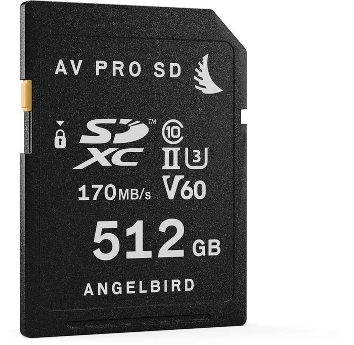 Angelbird AV PRO SD V60 R170/W105 512GB, UHS-II U3, Class 10