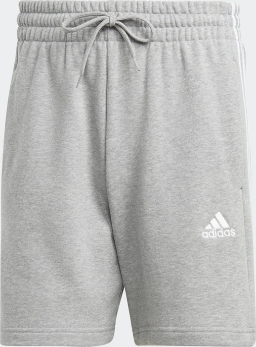 adidas Essentials French Terry 3-Streifen Shorts medium grey heather (Herren)
