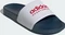 adidas Shower Adilette cloud white/better scarlet/team navy blue 2 Vorschaubild