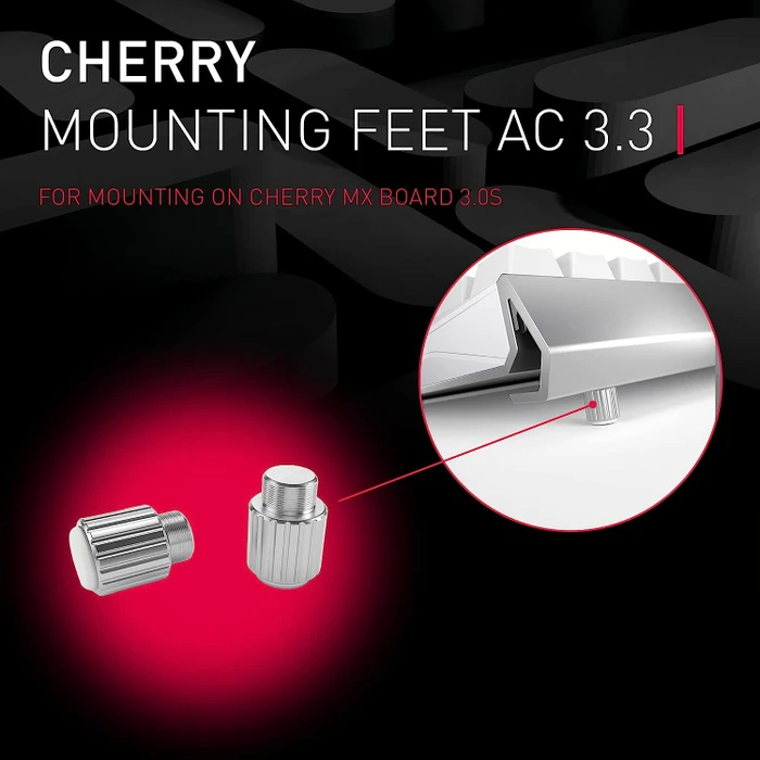 Cherry Palmrest AC 3.3 für Cherry MX Board 3.0 S, silber