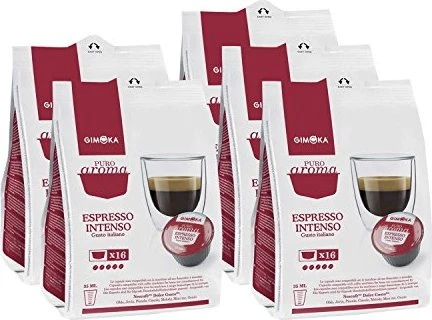 Nestlé Nescafe Dolce Gusto Espresso Intenso Kaffeekapseln, 80 Stück (5x 16 Stück)