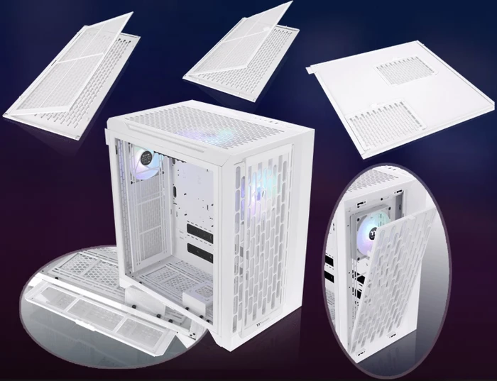 Thermaltake CTE C700 TG ARGB Snow, weiß, Glasfenster