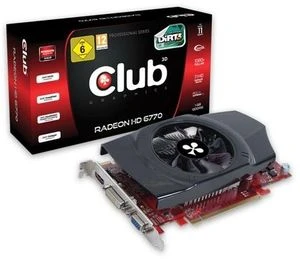 Club 3D Radeon HD 6770, 1GB GDDR5, VGA, DVI, HDMI