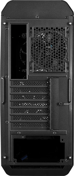 AeroCool Aero One Eclipse, schwarz, Glasfenster
