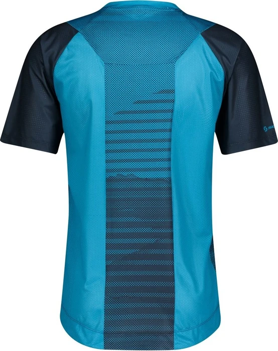 Scott Trail Vertic Zip Trikot kurzarm midnight blue/atlantic blue (Herren)