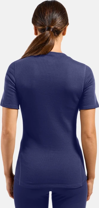 Odlo Active Warm Baselayer Funktionsshirt kurzarm skipper blue (Damen)