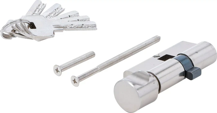BGS technic Sicherheits-Türzylinder 60mm, mit Drehknauf