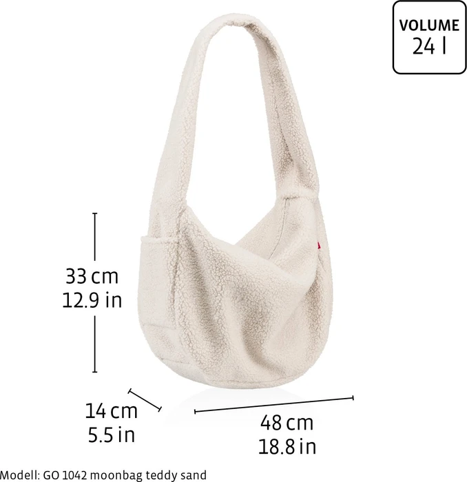 Reisenthel moonbag Umhängetasche smiley teddy chocolate