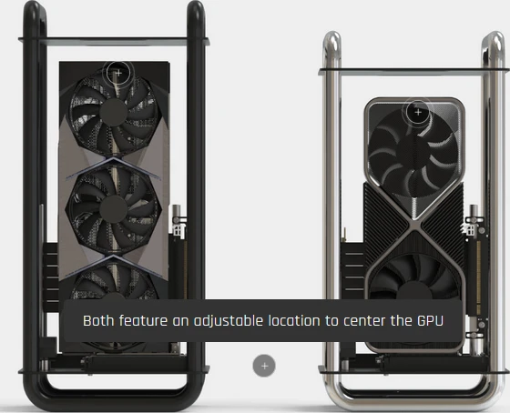Streacom DA6 Open Frame, schwarz, Mini-ITX