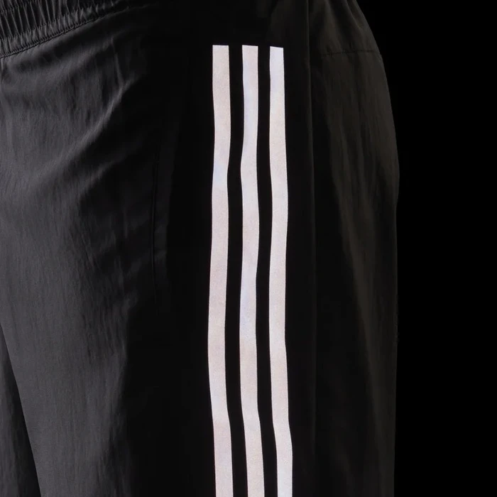 adidas Run Icon Full Reflective 3-Streifen Shorts Laufhose kurz schwarz (Herren)