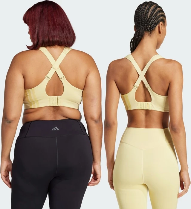 adidas TLRD Impact Training High Support Sport-BH powder yellow (Damen)