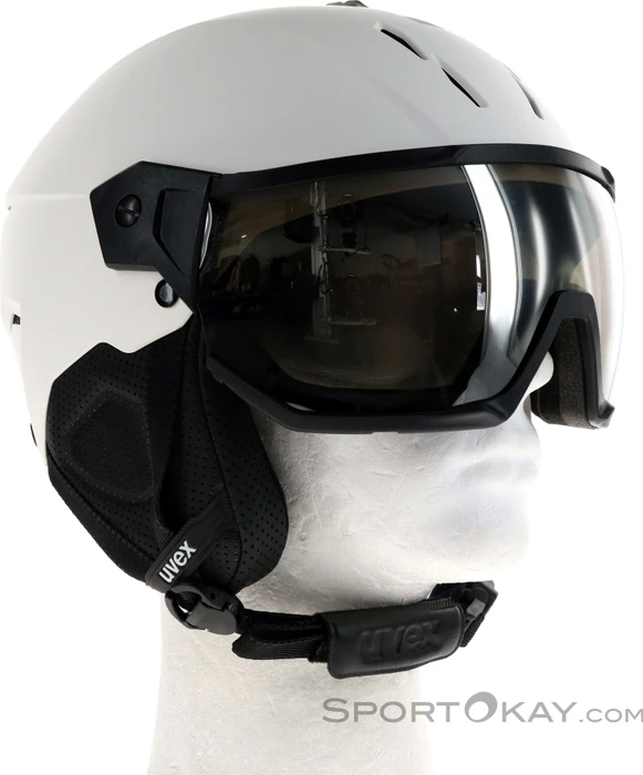 UVEX Instinct Visor Helm weiß/schwarz matt (Damen) (Modell 2021/2022)