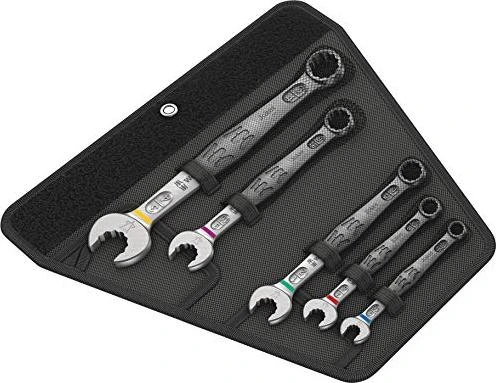 Wera 6003 Joker 5 Imperial Set 1 zöllig Schraubenschlüsselsatz inkl. Tasche, 5-tlg.