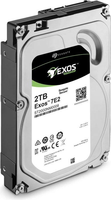 Seagate Exos E 7E2 2TB, 24/7, 512n / 3.5" / SATA 6Gb/s