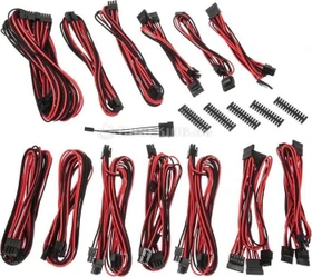 BitFenix Alchemy 2.0 SSC-Series Kabel Kit für Netzteile, schwarz/rot (BFX-ALC-SSCKR-RP)