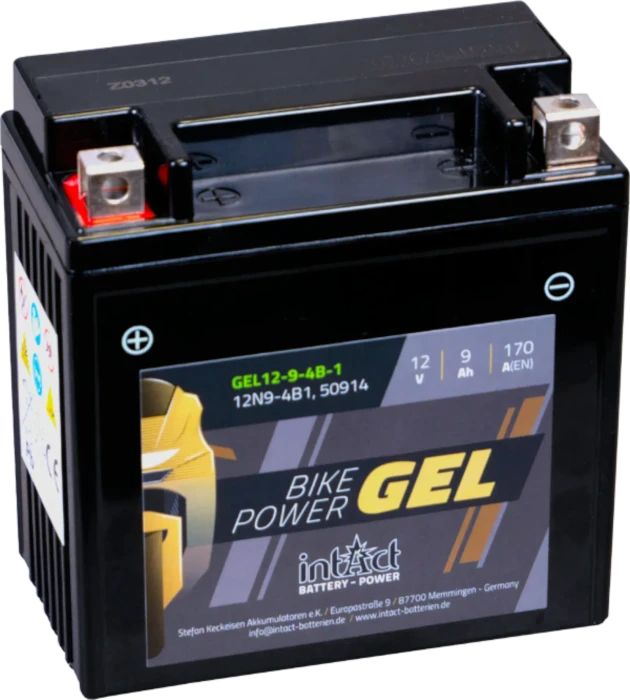 intAct Bike-power Gel 12N9-4B1