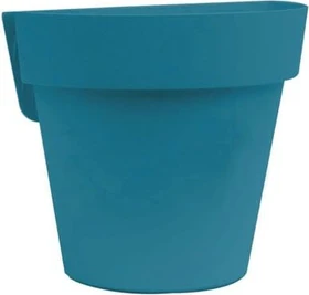 euro3plast Up Geländertopf halbrund 25cm blau