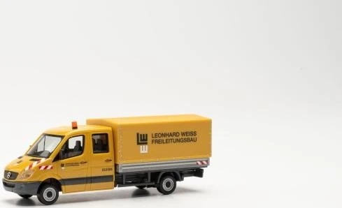 Herpa Mercedes-Benz Sprinter Doppelkabine Leonhard Weiss