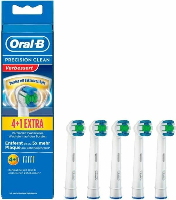 Oral-B Precision Clean Bakterienschutz 4+1 Ersatzbürste, 5 Stück