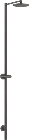 Hansgrohe AXOR Starck Nature Duschsäule mit Kopfbrause 240 1jet ohne Handbrause brushed black chrome