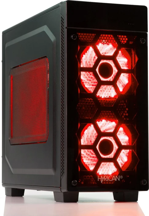 Hyrican Striker 6443, Red, Core i7-9700F, 16GB RAM, 480GB SSD, 1TB HDD, GeForce GTX 1660 Ti